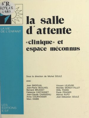 cover image of La salle d'attente